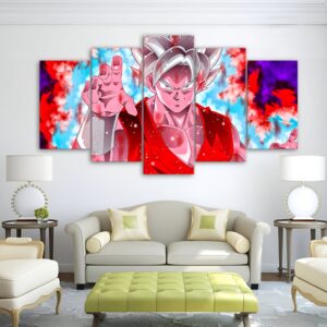Tableau Dragon Ball Super Goku SSJ Blue Kaioken 5P