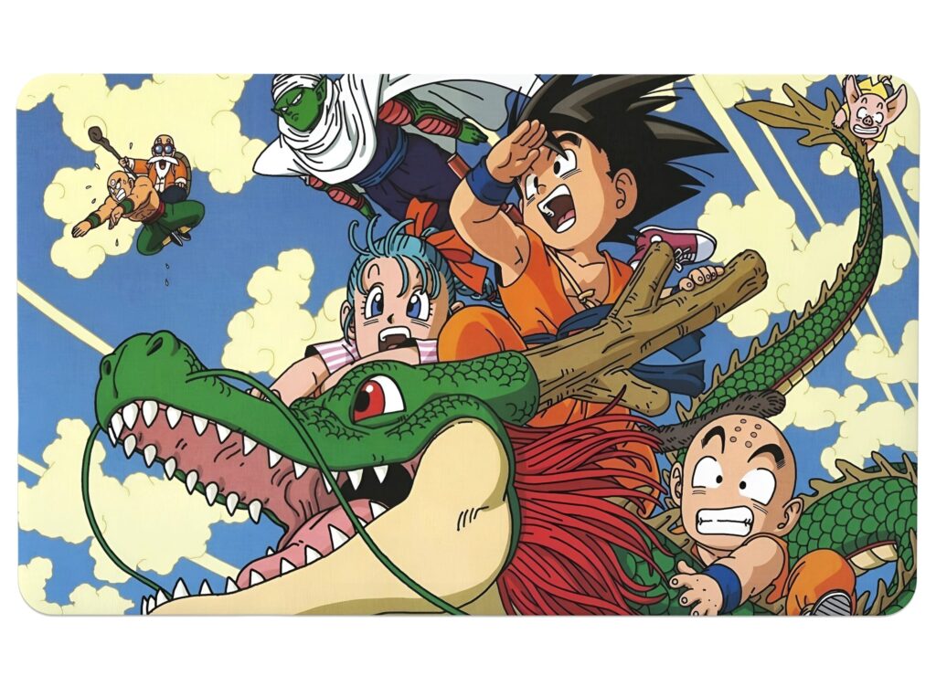 Tapis Dragon Ball Shenron Goku Bulma Piccolo DBZ