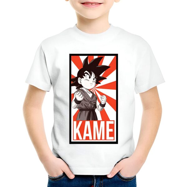 T-Shirt Enfant Goku KAME Kaméhaméha Dragon Ball Z