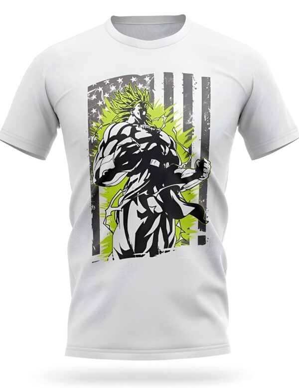 T-Shirt Broly Dragon Ball Z Style Américain
