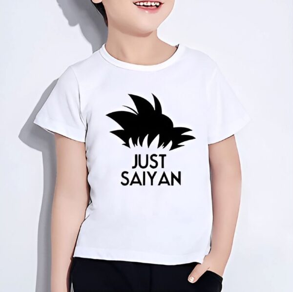 T-Shirt Enfant Just Saiyan Goku Dragon Ball Z DBZ