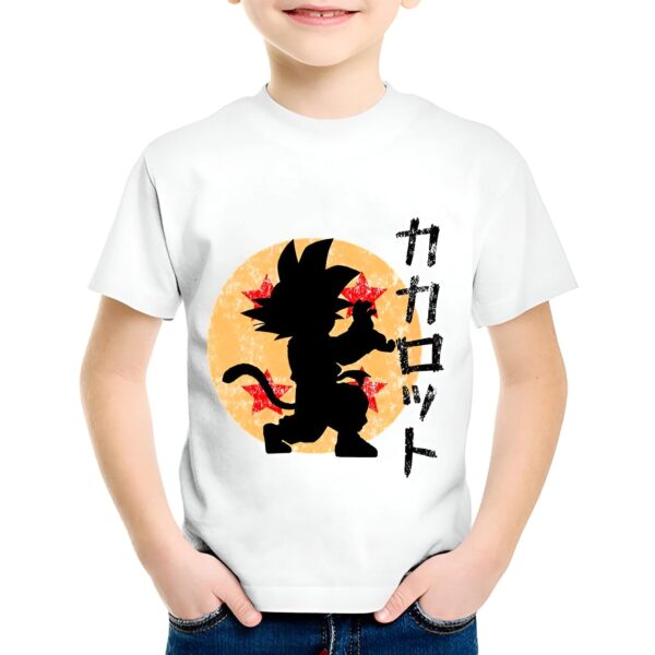 T-Shirt Enfant Goku Kamehameha Dragon Ball Z DBZ