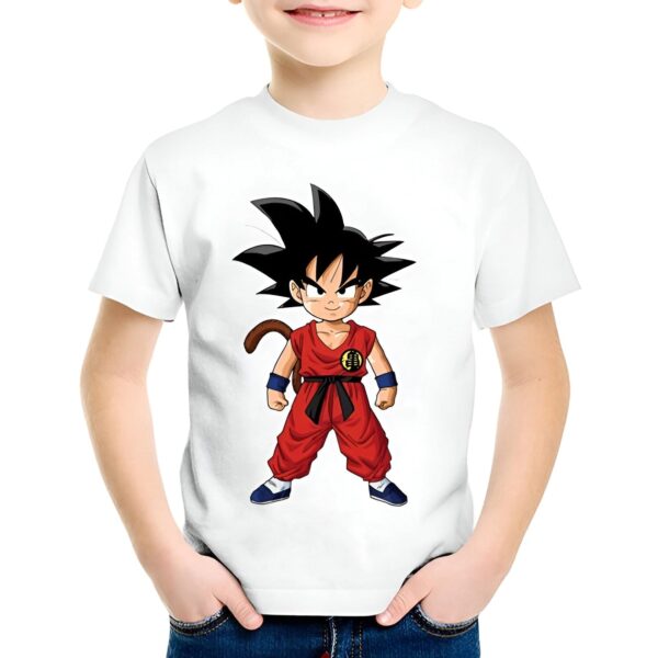 T-Shirt DBZ Enfant Goku Jeune Guerrier Saiyan DBZ