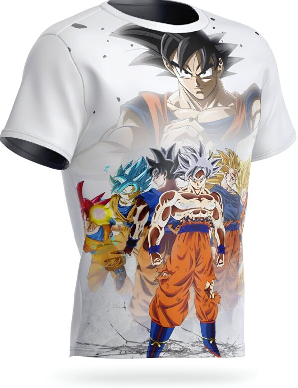 T-Shirt Dragon Ball Z Son Goku Saiyan Coeur Pure