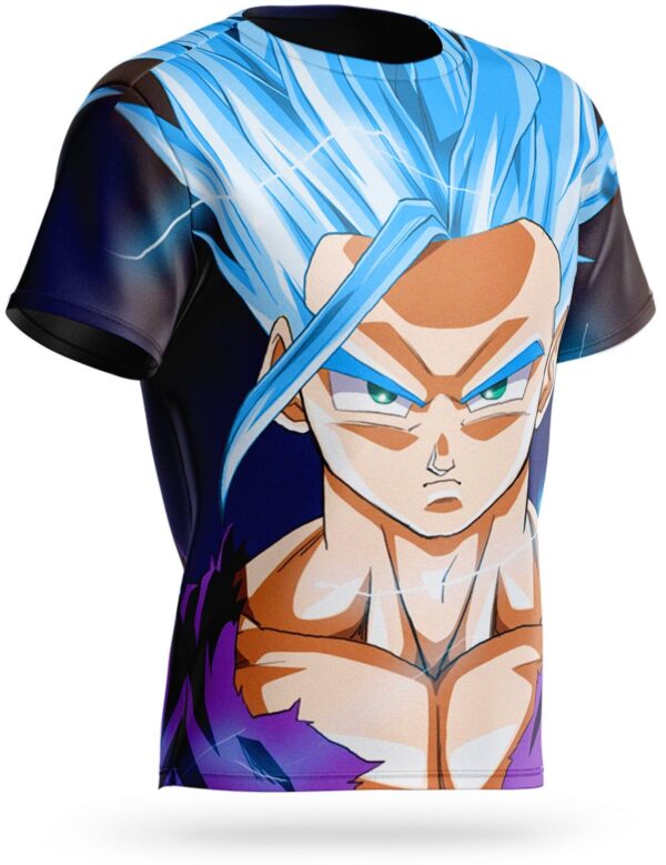 tee-shirt-sangohan-02 T-Shirt Dragon Ball<br /> Gohan SSJ Blue
