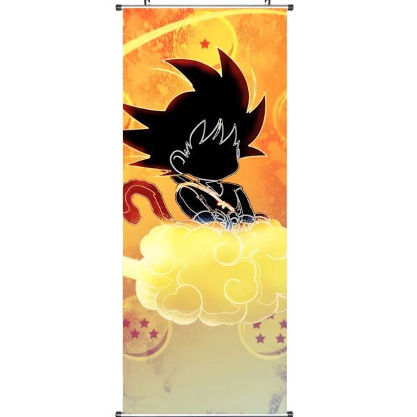Toile Dragon Ball Jeune Goku Nuage Magique Étoilée
