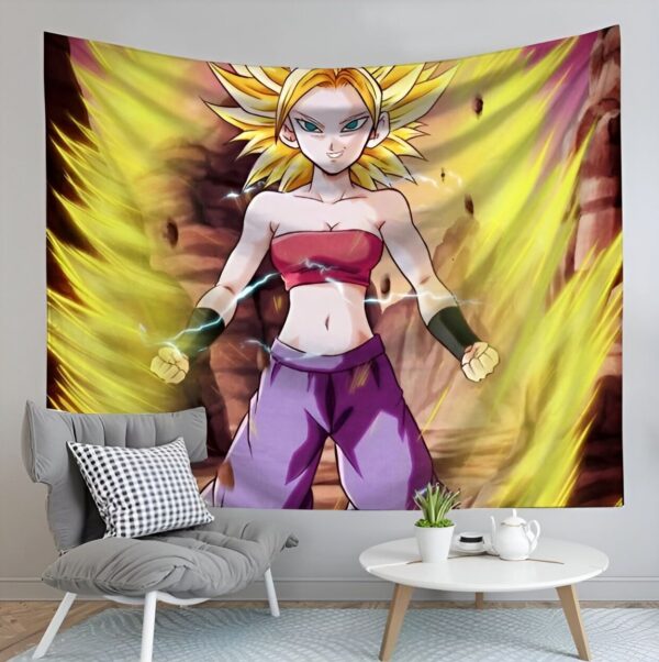 Toile murale Dragon Ball Kefla guerrière Saiyan Z
