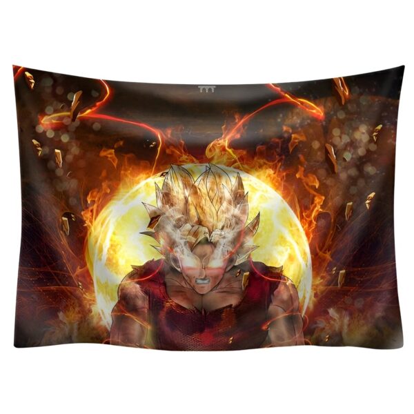 Toile Dragon Ball Guerrier Saiyan en Furie