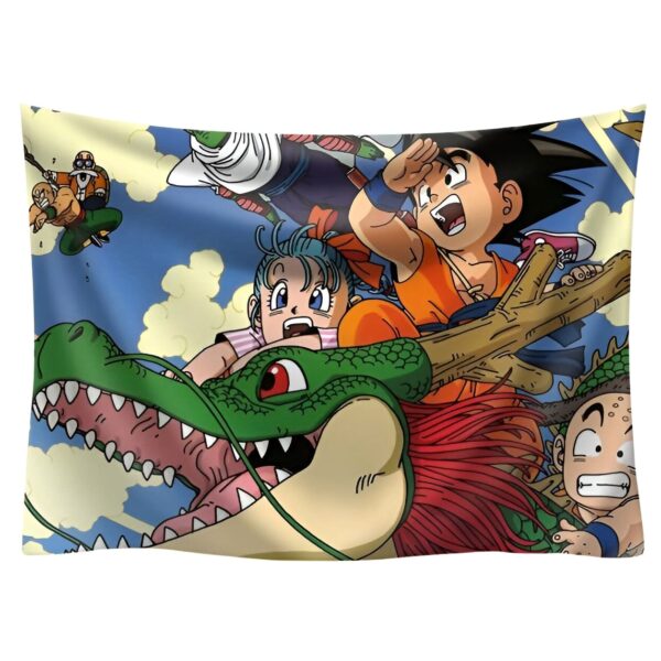 Toile Dragon Ball Saga Originale Goku Bulma Yamcha