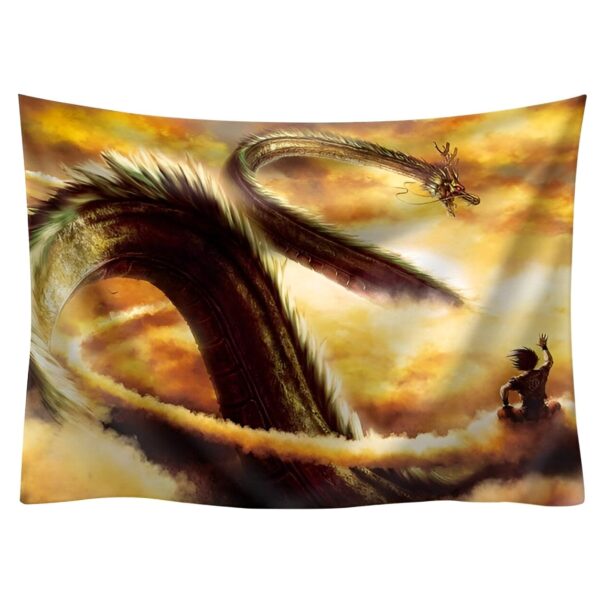 Toile Murale Shenron et Goku Dragon Ball Fanart