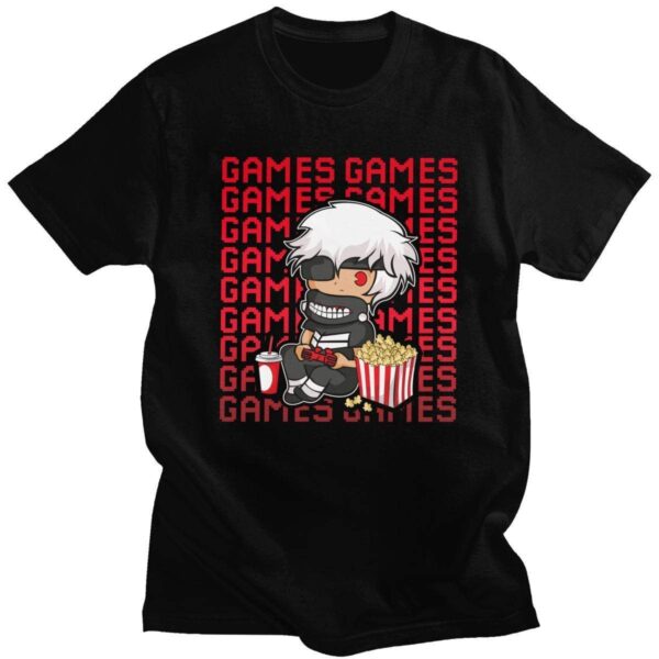 Tokyo Ghoul Kaneki t-shirt manches courtes 100% coton décontracté mode cosplay