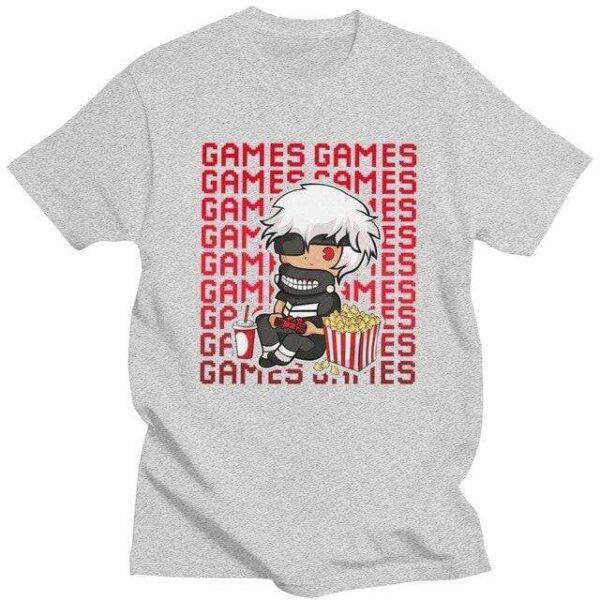 Tokyo Ghoul Kaneki t-shirt manches courtes 100% coton décontracté mode cosplay