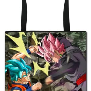 Tote Bag Goku vs Goku Black Dragon Ball Super