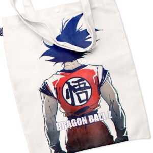 Tote Bag Dragon Ball Z Sangoku Kanji Go Noir