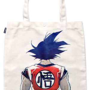 Tote Bag Dragon Ball Z Sangoku Kanji Go Noir