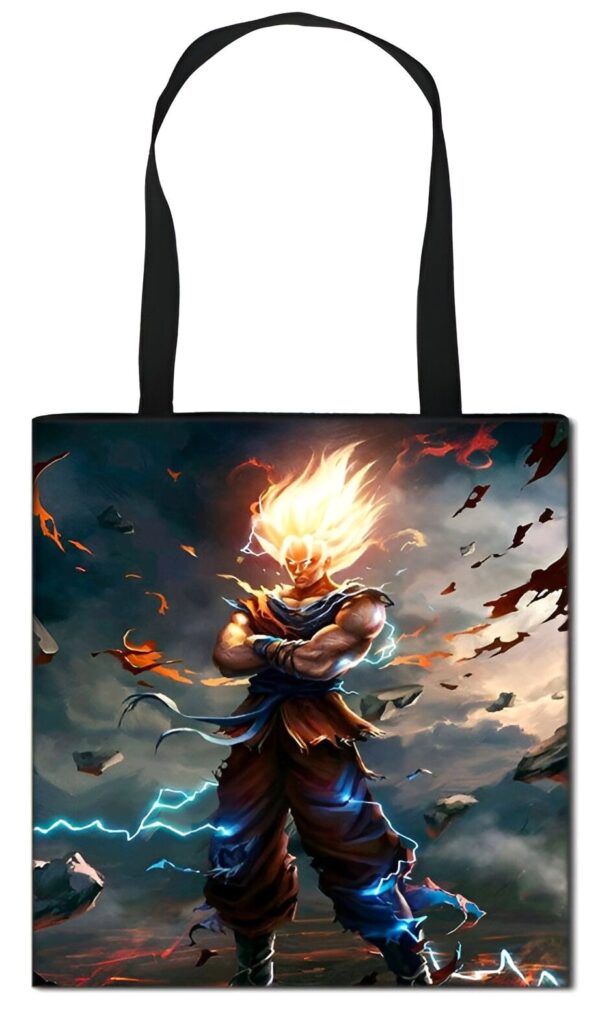 Tote Bag Goku Super Saiyan Fanart Dragon Ball Z
