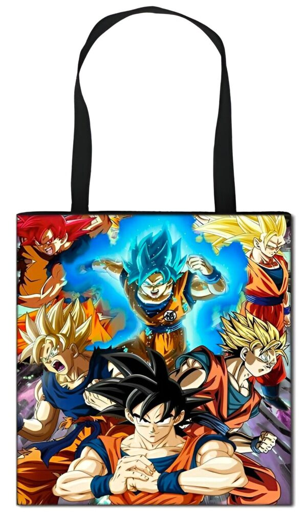 Tote Bag Goku Transformations Super Saiyan Dragon Ball