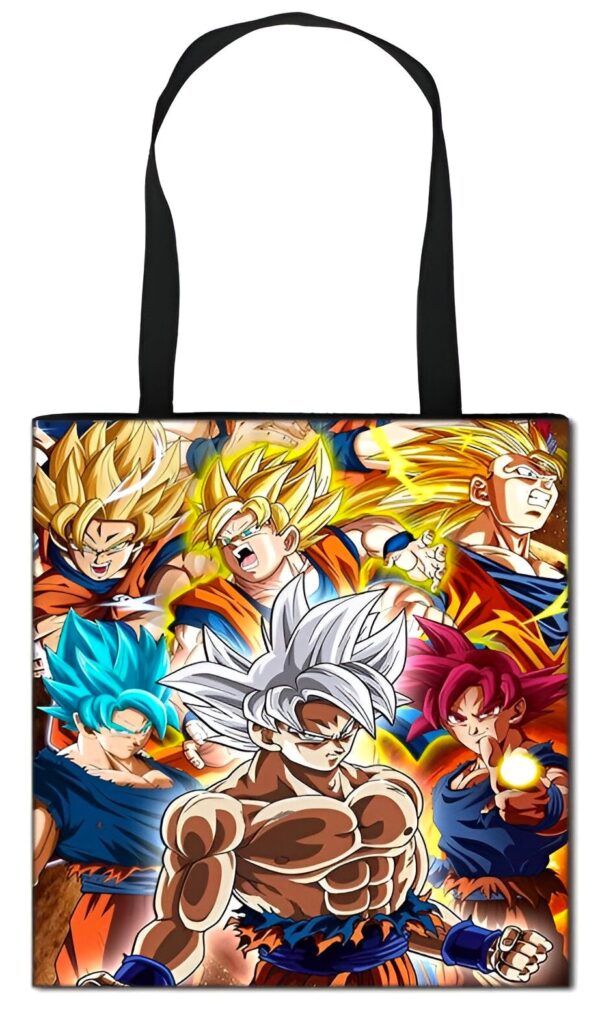 Tote Bag Goku Toutes Transformations Dragon Ball