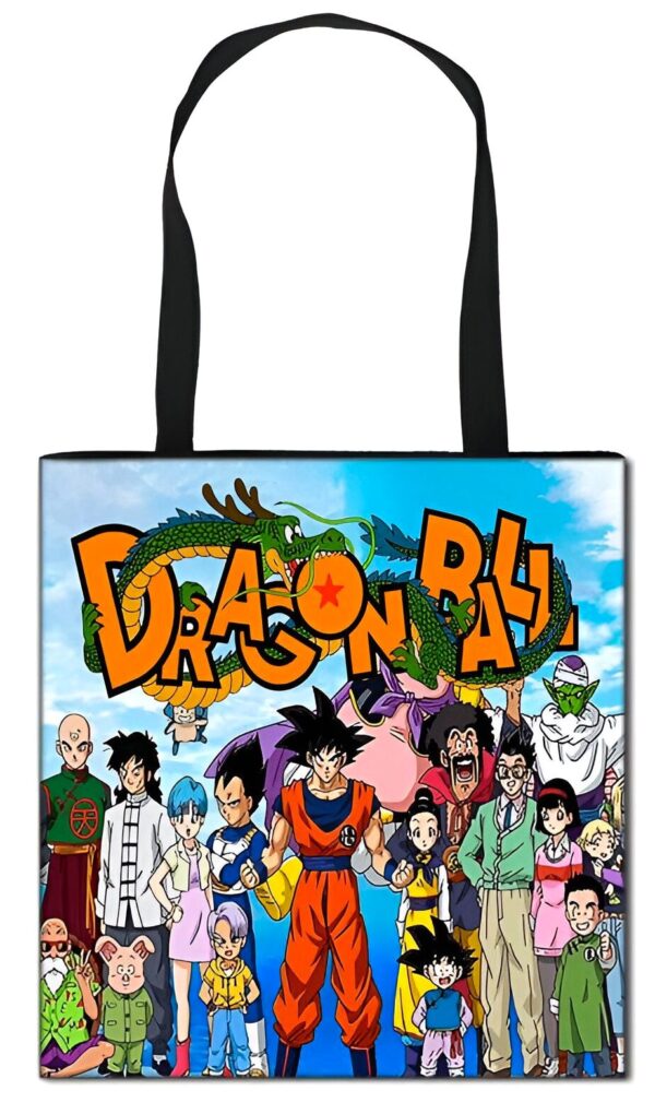 Tote Bag Dragon Ball Saga Z Héros Emblématiques