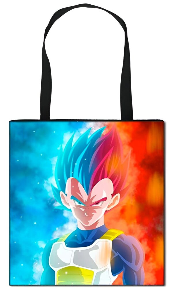Tote Bag Vegeta Super Saiyan Blue et God Dragon Ball