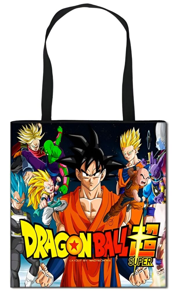 Tote Bag Dragon Ball Guerriers Z et Saiyans
