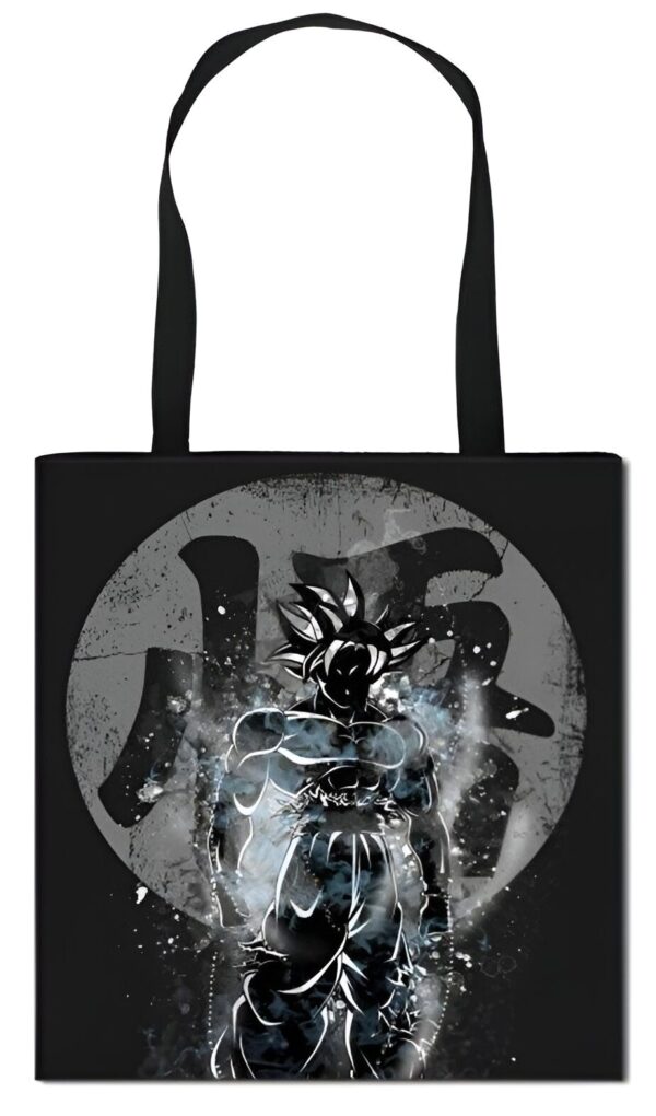Tote Bag Dragon Ball Goku Kanji Go Silhouette