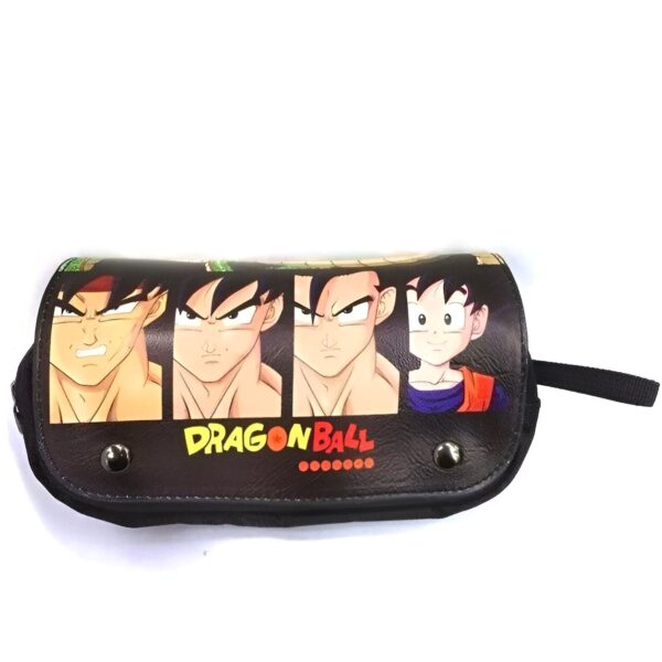 Trousse Dragon Ball Famille Saiyan Goku Gohan noir