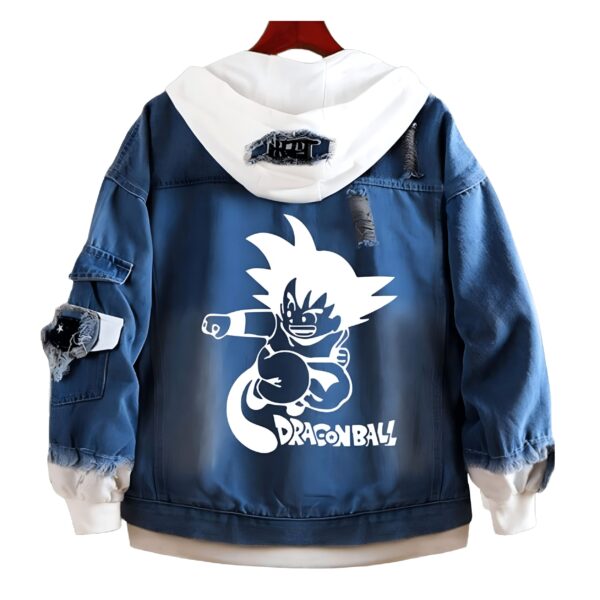 Veste Jean Goku Petit Combattant Dragon Ball Entraîn