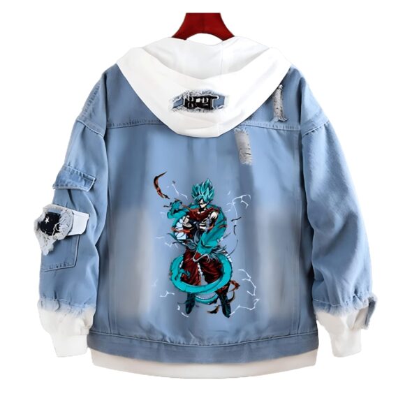 Veste en Jean Goku Super Saiyan Blue Dragon Ball