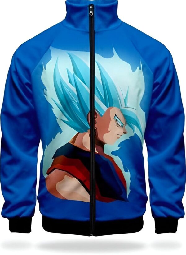 Veste Survêtement Dragon Ball Goku Super Saiyan Blue