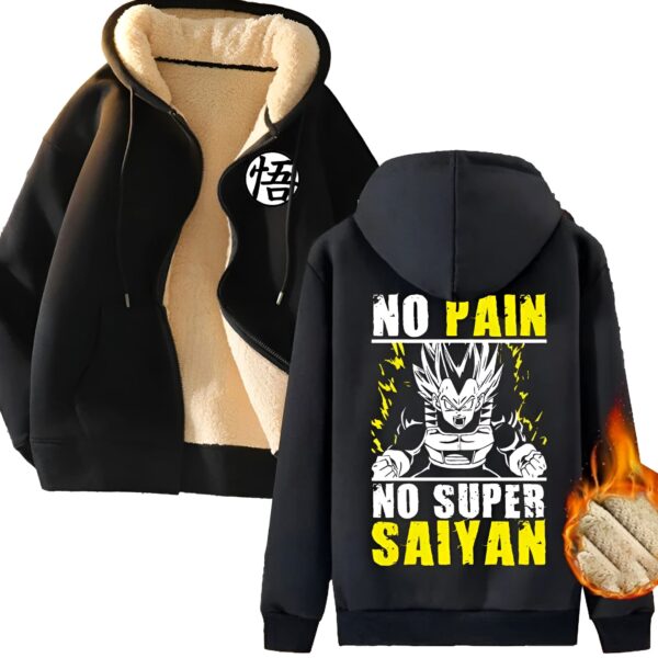 Veste Polaire Vegeta No Pain No Super Saiyan DBZ