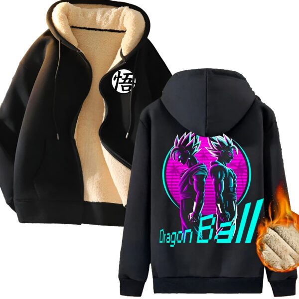 Veste Polaire Vegetto Gogeta Fusion Dragon Ball
