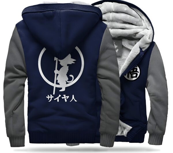 Veste Polaire Dragon Ball Z Goku Bleu Nuit