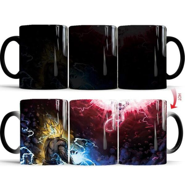 Mug Thermosensible DBZ <br /> Goku SSJ1 vs Freezer