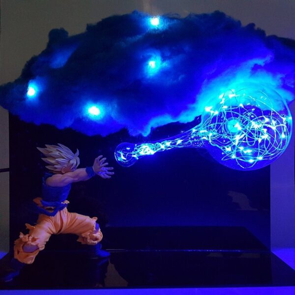 Lampe Dragon Ball Z<br>Goku Kamehameha Nuage