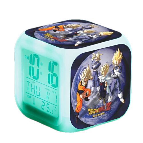 Réveil Digital Goku Vegeta Gohan Trunks Guerriers Z DBZ
